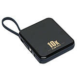 Повербанк із вбудованими кабелями 10000 мАг 22.5W Remax RPP-285 зі швидкою зарядкою PD+QC Type-C Lig, фото 3