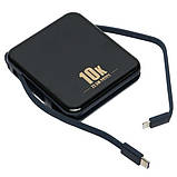 Повербанк із вбудованими кабелями 10000 мАг 22.5W Remax RPP-285 зі швидкою зарядкою PD+QC Type-C Lig, фото 5