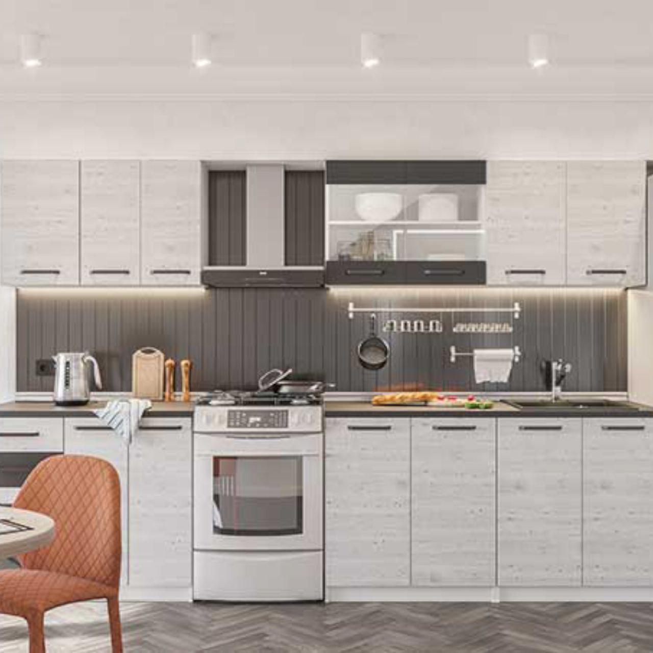 Кухня кухонний гарнітур Злата кухні готові модульні сучасні фабричні меблі для кухні 2.6 метри кухонні гарнітури маленька кухня