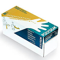 Рукавички ветеринарні для штучного зсіменування довжина 92 см 24 мк 1No100 Polysem Insemination