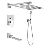 Душова система MONE Deluxe прихованого монтажу BERYL 8313332C-R 1002 Chrome, фото 3