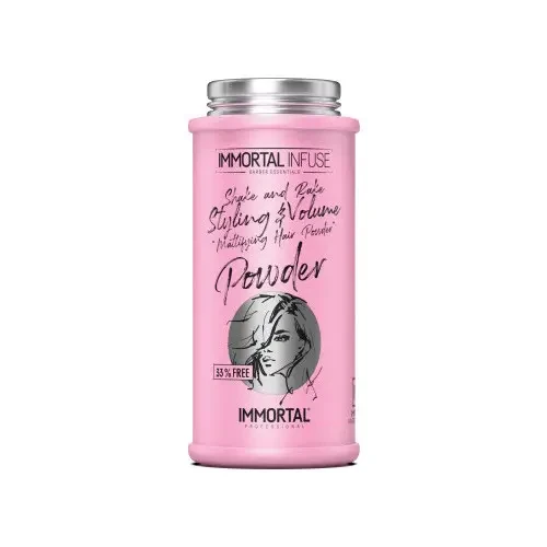 Пудра-віск для укладки та об"єму волосся Immortal Pink Powder Wax Ladies Mix 20 г IM-07