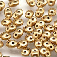 Бісер Super Duo 01710 Crystal Bronze Pale Gold, 5 г