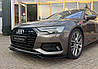 Спліттер Audi A6 C8 тюнінг обвіса губа спідниця елерон (V3), фото 2
