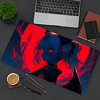 Аніме килимок для комп'ютерної миші та клавіатури YL S5 на стіл 60х30 з принтом