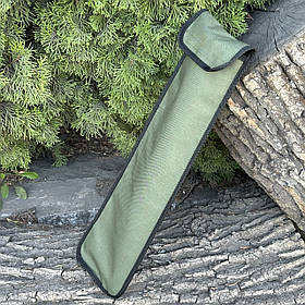 Чохол із клапаном на липучці на 6 шампурів зелений