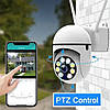IP Wi-Fi камера PTZ-A1 2MP з віддаленим доступом вулична + блок живлення (v380pro), фото 4