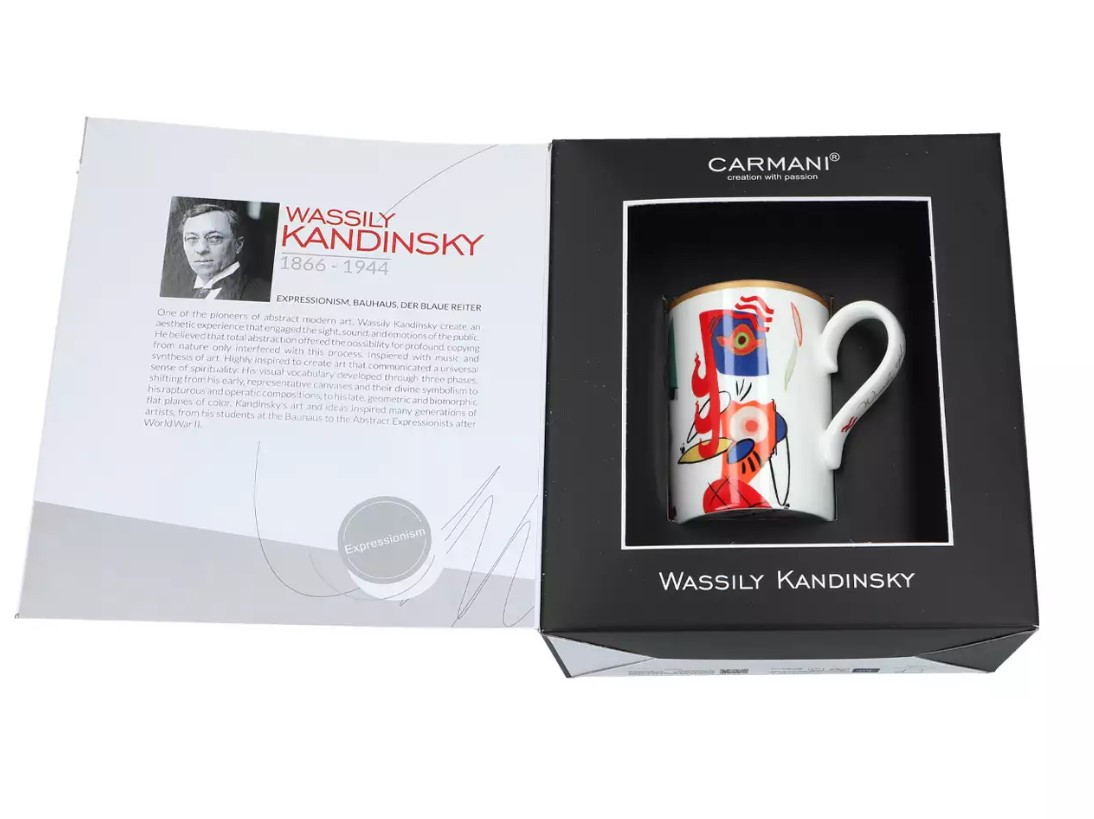 Кружка  фарфорова Carmani В. Кандинський Муза, 400 мл (046-0209), фото 1