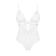 Еротичне напівпрозоре боді Obsessive Heavenlly crotchless teddy M/L (м'ята упаковка!!!!, фото 5