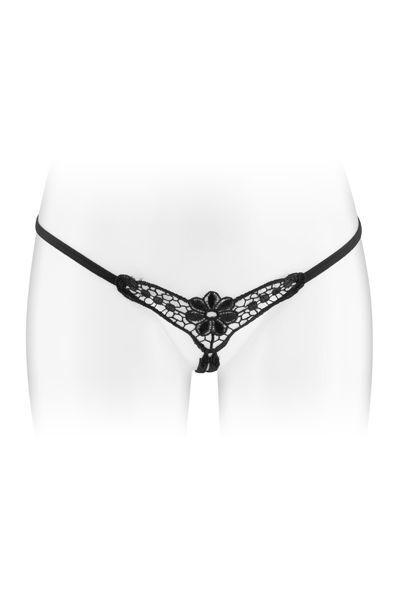 Трусики-стринги з доступом Fashion Secret DANUTA Black (м'ята упаковка!!!!