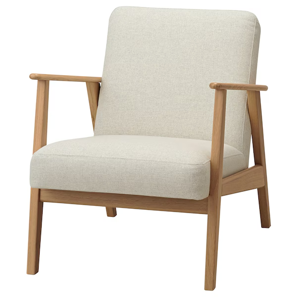 М'яке крісло IKEA EKENÄSET Бежеве 605.068.98
