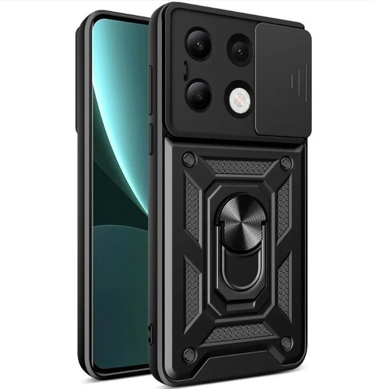 Ударостійкий чохол Camshield Serge Ring for Magnet для Xiaomi Redmi Note 13 Pro 4G