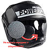 Боксерський шолом тренувальний PowerPlay 3048 Чорно-Білий XL, фото 2