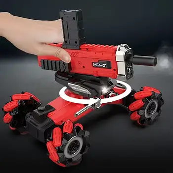 Танк на радіокеруванні (акумулятор 3.7 V, пульт 2.4 GHz, стріляє орбізами, роликові колеса) SL 8435 A