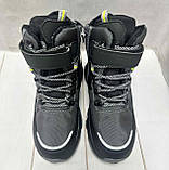 Зимові дитячі черевики Jong Golf на овчині водовідштовхуючі сірі 34-36, фото 3