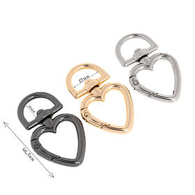 Карабін для сумок KR33-3 (13 мм), колір золото