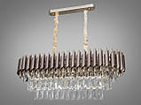Кришталева люстра 8 ламп Diasha 9001-800x300CF+SGD, фото 3