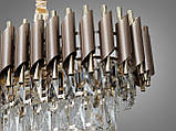 Кришталева люстра 8 ламп Diasha 9001-800x300CF+SGD, фото 5
