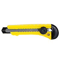 Нож пластиковый корпус лезвие 18мм винтовой замок SIGMA