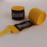 Бинти для боксу PowerPlay 3046 Жовті (2.5м), фото 8
