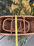 Комплект сумок з лози, фото 7