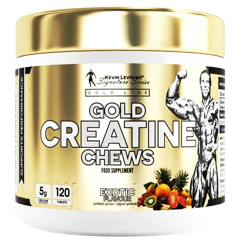 Креатин Kevin Levrone Gold Creatine Chews (120 жувальних таблеток.)