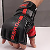 Рукавиці для MMA PowerPlay 3093 Чорні XL, фото 8