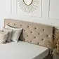 Ліжко MEBEL ELITE 160x200 QUEEN Велюр Бежеве, фото 6
