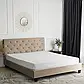Ліжко MEBEL ELITE 160x200 QUEEN Велюр Бежеве, фото 7