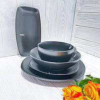 Салатник ARDESTO Molize, 14.5 см, Black AR2914MB, фото 3