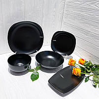 Салатник ARDESTO Molize, 14.5 см, Black AR2914MB, фото 2