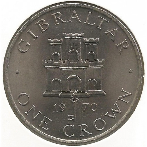 Гібралтар 1 крона, 1967-1970 Єлизавета II №572
