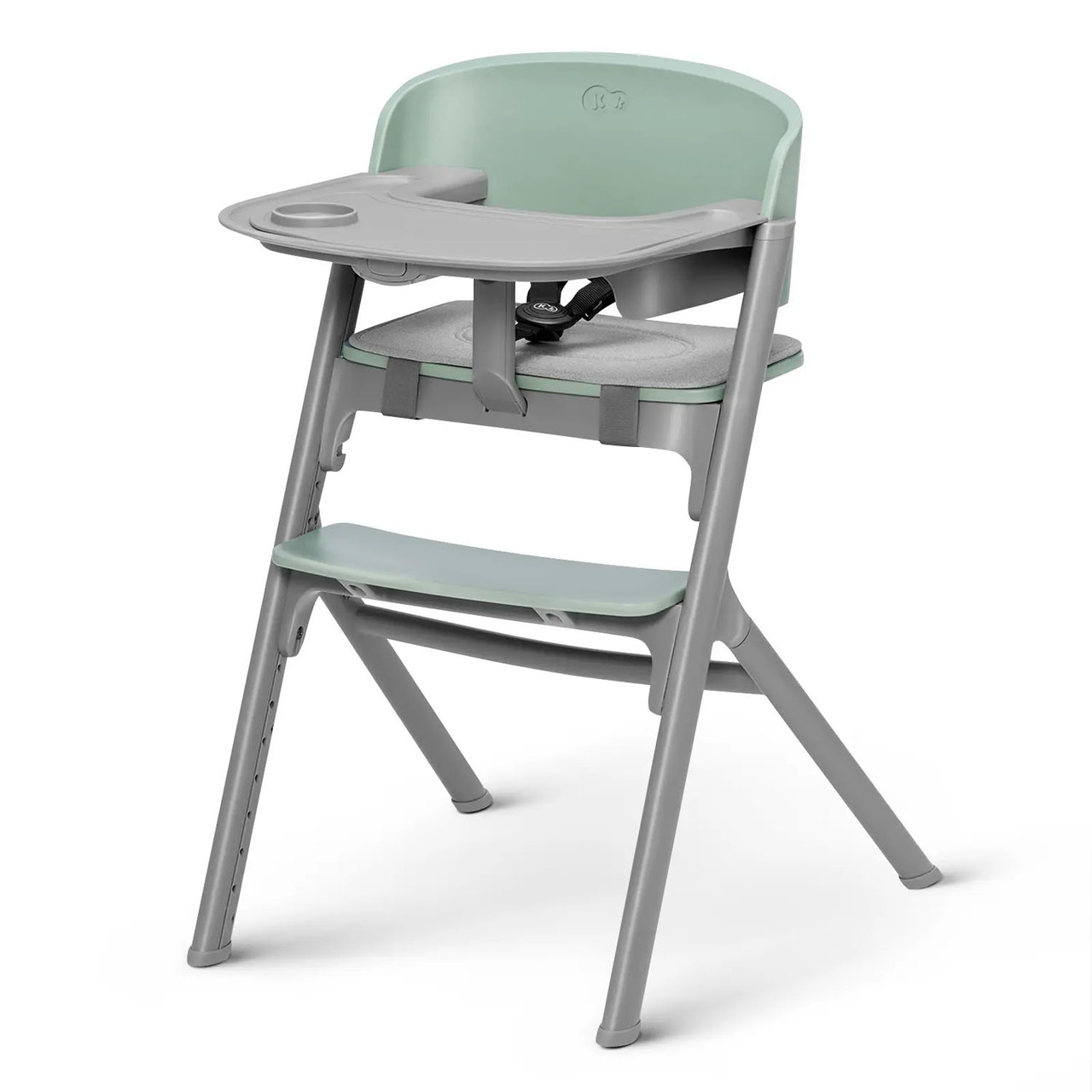 Стільчик для годування Kinderkraft Livy Olive Green (для всіх вікових груп, знімний столик) Сіро-зелений, фото 1