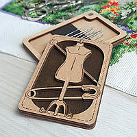 Дерев'яна гольниця для рукоділля "Манекен"