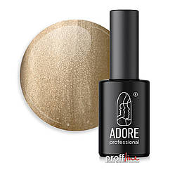 Гель-лак Adore Professional Cats Eye Metal Glass Mm-09 коричнево-бежевий світловідбиваючий, 8 мл
