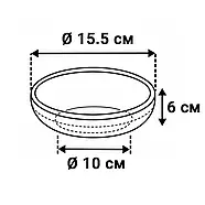Миска для собак Flamingo Muna Silver Фламінго Муна Сільвер нержавіюча сталь M сірий 790мл (522980), фото 3