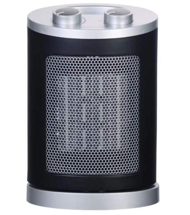 Тепловентилятор керамічний Domotec MS-5905 Ceramic портативний електрообігрівач дуйка 1500 Вт Сірий, фото 1