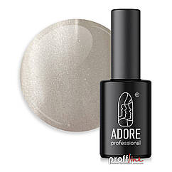 Гель-лак Adore Professional Cats Eye Metal Glass Mm-11 біле золото світловідбиваючий, 8 мл