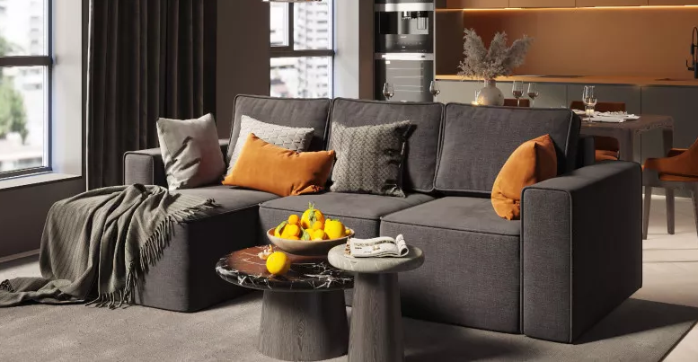 Диван кутовий розкладний Hugo / Хьюго 240x156 см Pocket Spring TM Matroluxe
