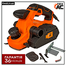Рубанок електричний 1300 Вт ТEX 01-546 16500 об хв Ширина 82 мм Глибина стругання 3 мм