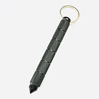 Брелок-куботан із потайним мініножем KnifeChain 3 в 1, чорний