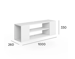 Тумба під телевізор MebelProff ТВ-10, тумба-комод під телевізор, тумба для вітальні, тумбочка Венге