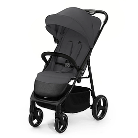 Коляска прогулянкова Kinderkraft Trig 3 Granite Grey (складна, кошик, регулювання спинки) Темно-сіра