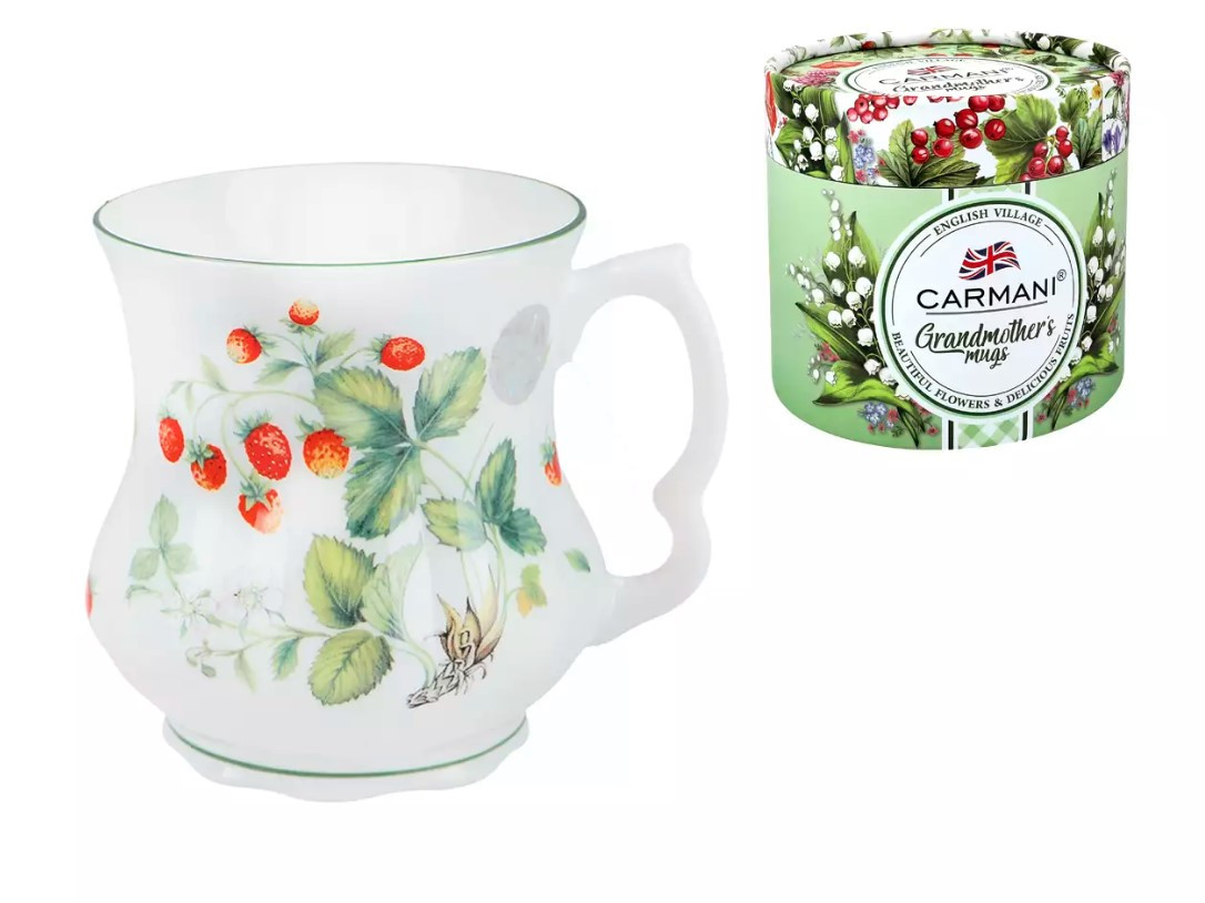 Кружка Carmani Агрус та Суниця, 400 мл (707-3101)