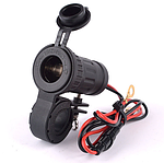 Гніздо прикурювача на мотоцикл 12В для керма