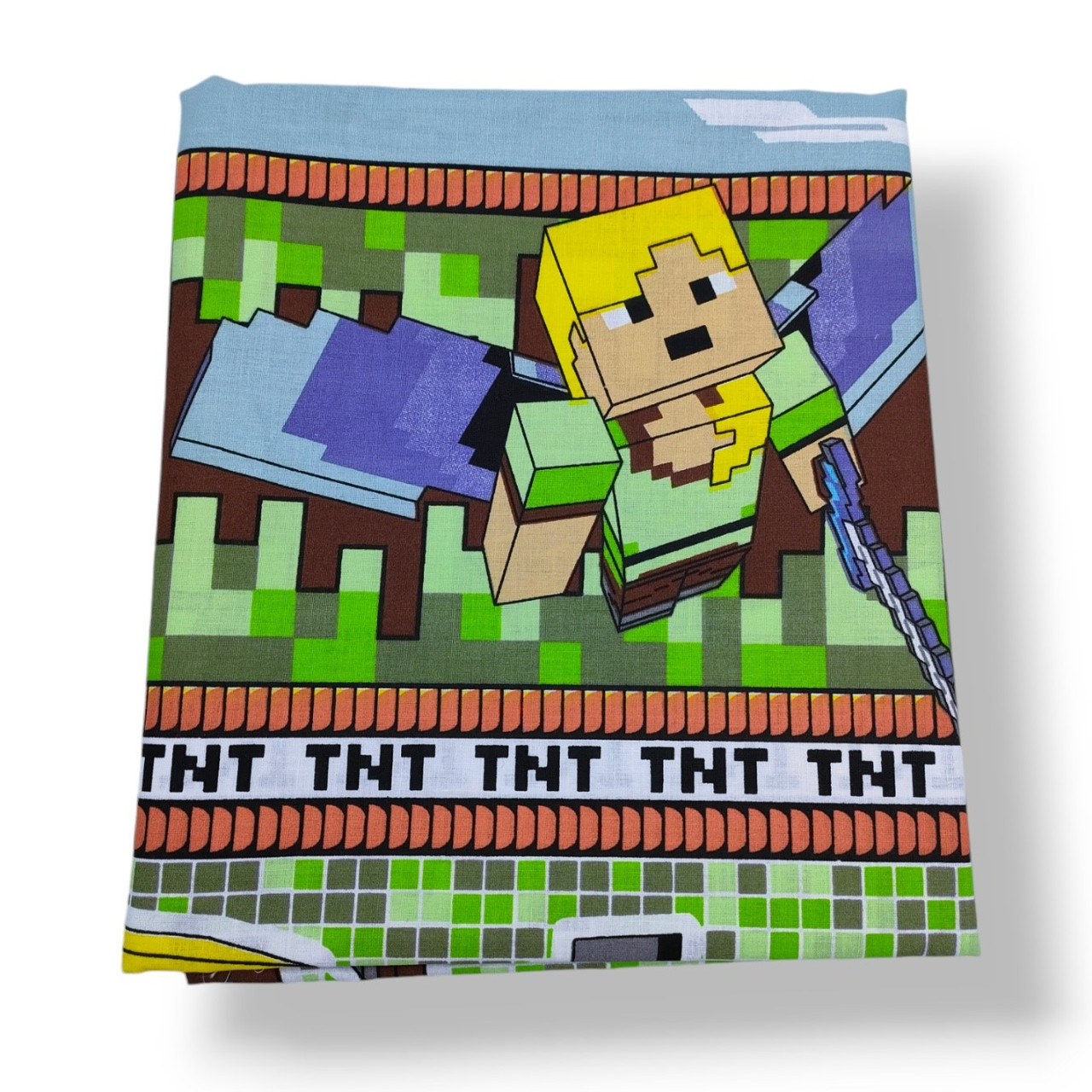 Простирадло "Minecraft" | 150х220 см Бязь