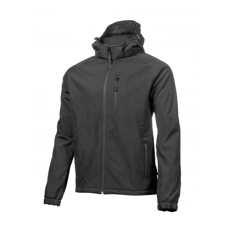 DITTER Куртка SOFTSHELL з капюшоном чорна HOEGERT 3XL (HT5K260-3XL)