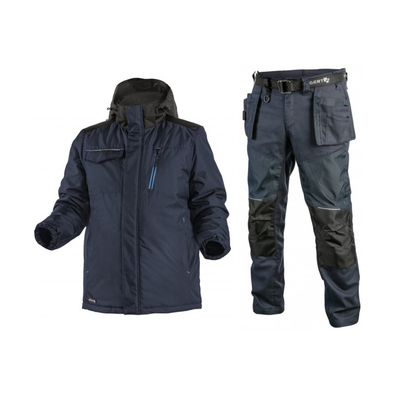 Комплект утепленого робочого одягу REN/NEKAR, темно-синій HOEGERT XL (N1_HT5K247-XL)