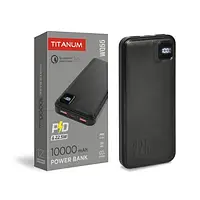 Повербанк Titanum WQ55, 10000mAh, 22.5W Black (White)