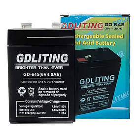 Акумулятор Battery GD 645 6V 4A iC227